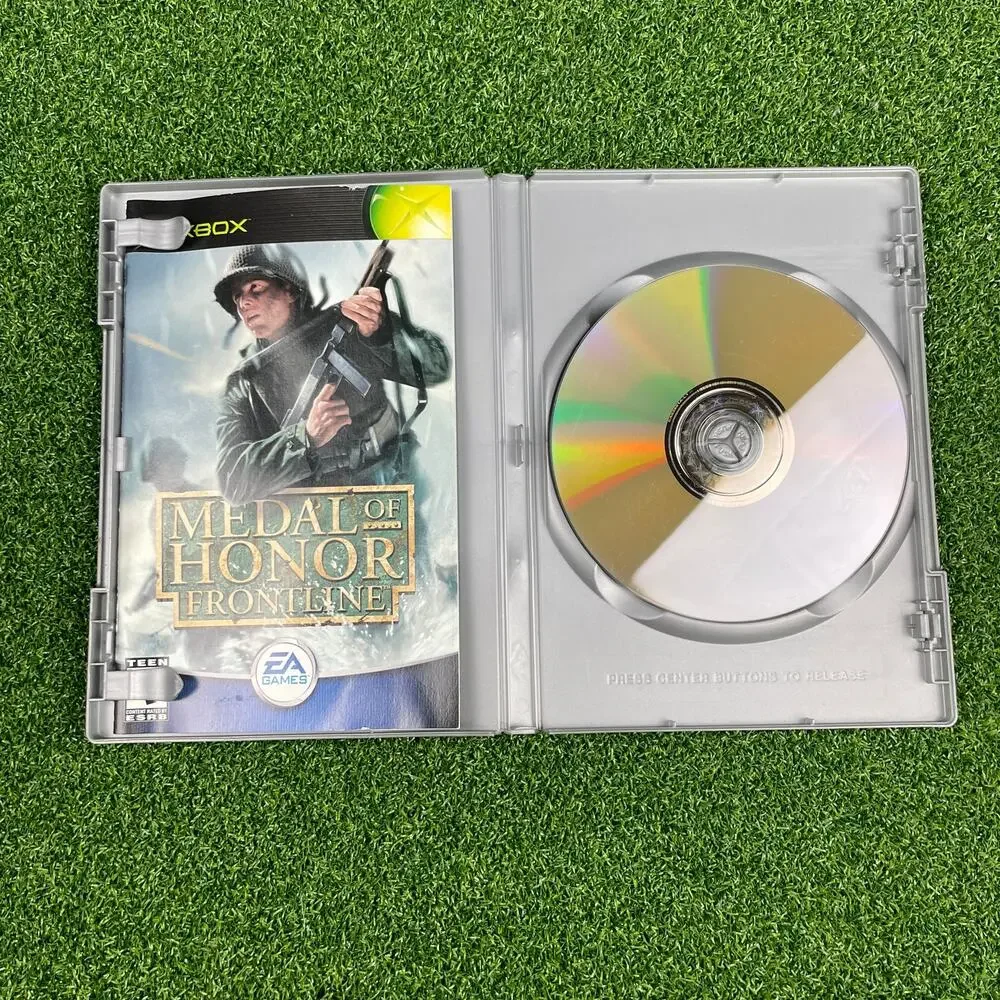 Medal of Honor: Frontline (Microsoft Xbox, 2002) Platinum Hits Complete Tested